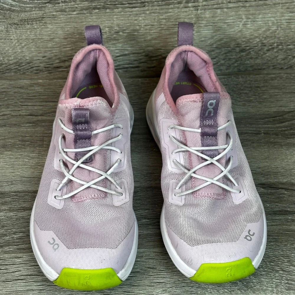 On Cloud Cloudleap Sneakers Kids Size 1 Lavender Running Shoes Outdoors READ - Picture 2 of 11